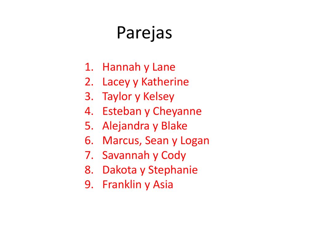Parejas Hannah y Lane Lacey y Katherine Taylor y Kelsey