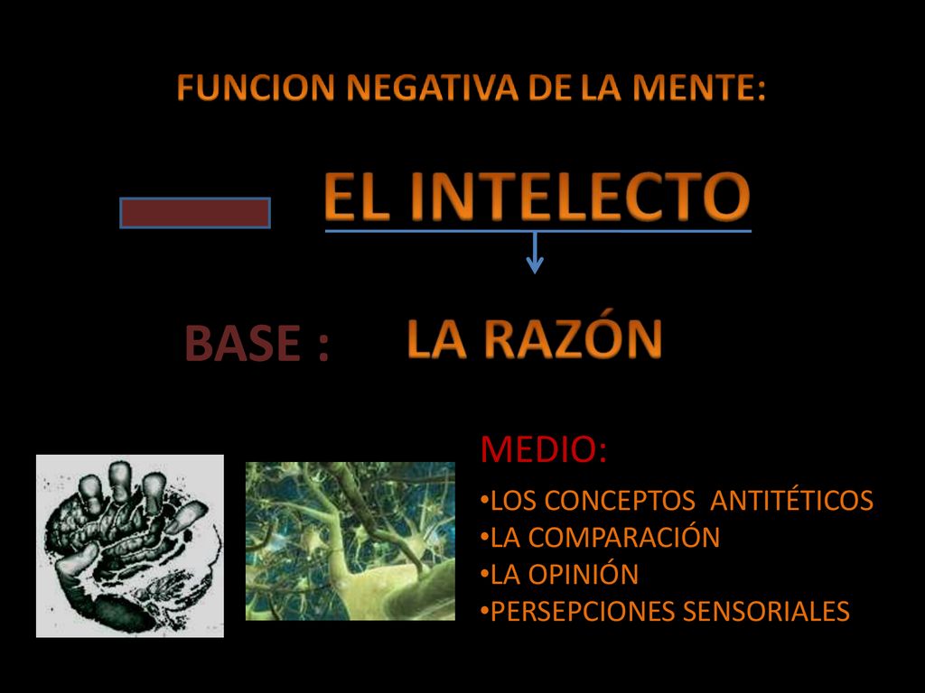 BASE : MEDIO: LOS CONCEPTOS ANTITÉTICOS LA COMPARACIÓN LA OPINIÓN