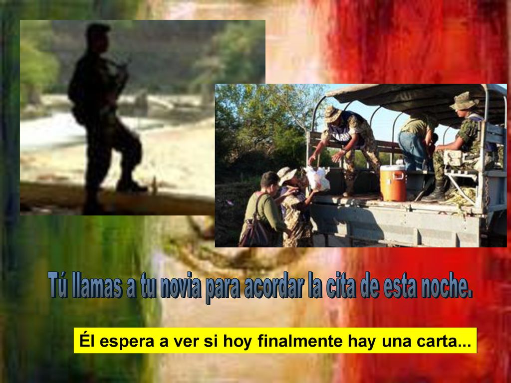Él espera a ver si hoy finalmente hay una carta...