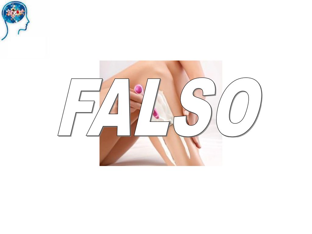 FALSO Raparse el pelo hace que crezca más rápido, más grueso y más oscuro.