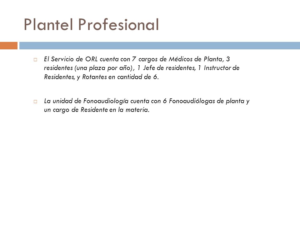 Plantel Profesional