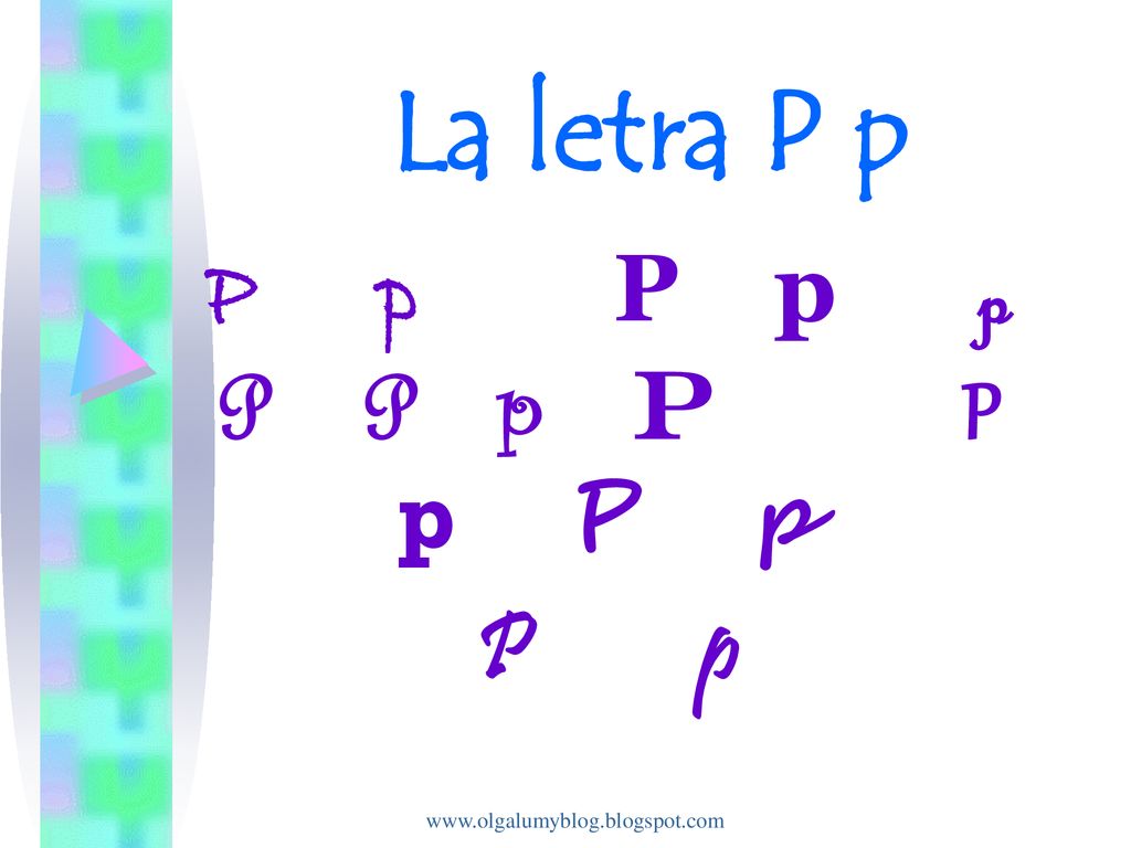 La letra P p P p P p p P P p P P p P p P p