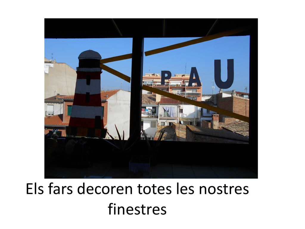 Els fars decoren totes les nostres finestres
