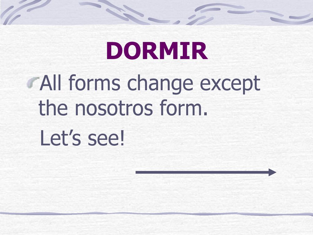 The verbs Poder & Dormir ppt descargar