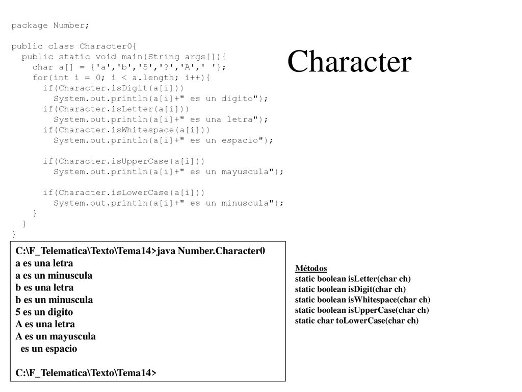 Tema 14: java.lang Antonio J. Sierra. - ppt descargar