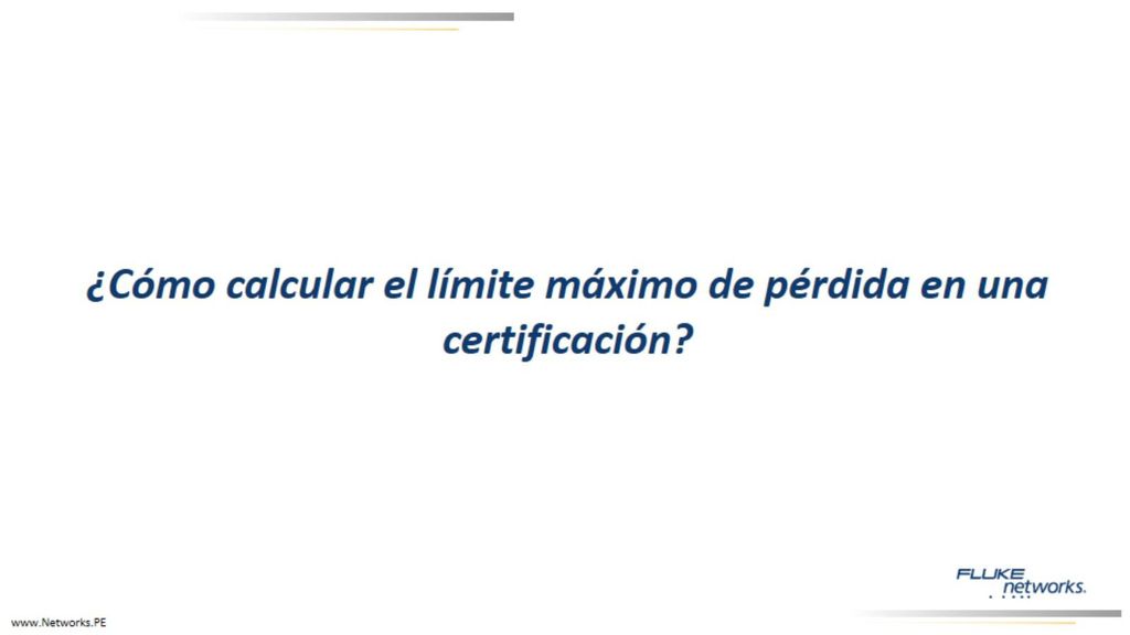 ¿Cómo calcular el límite máximo de pérdida en una certificación