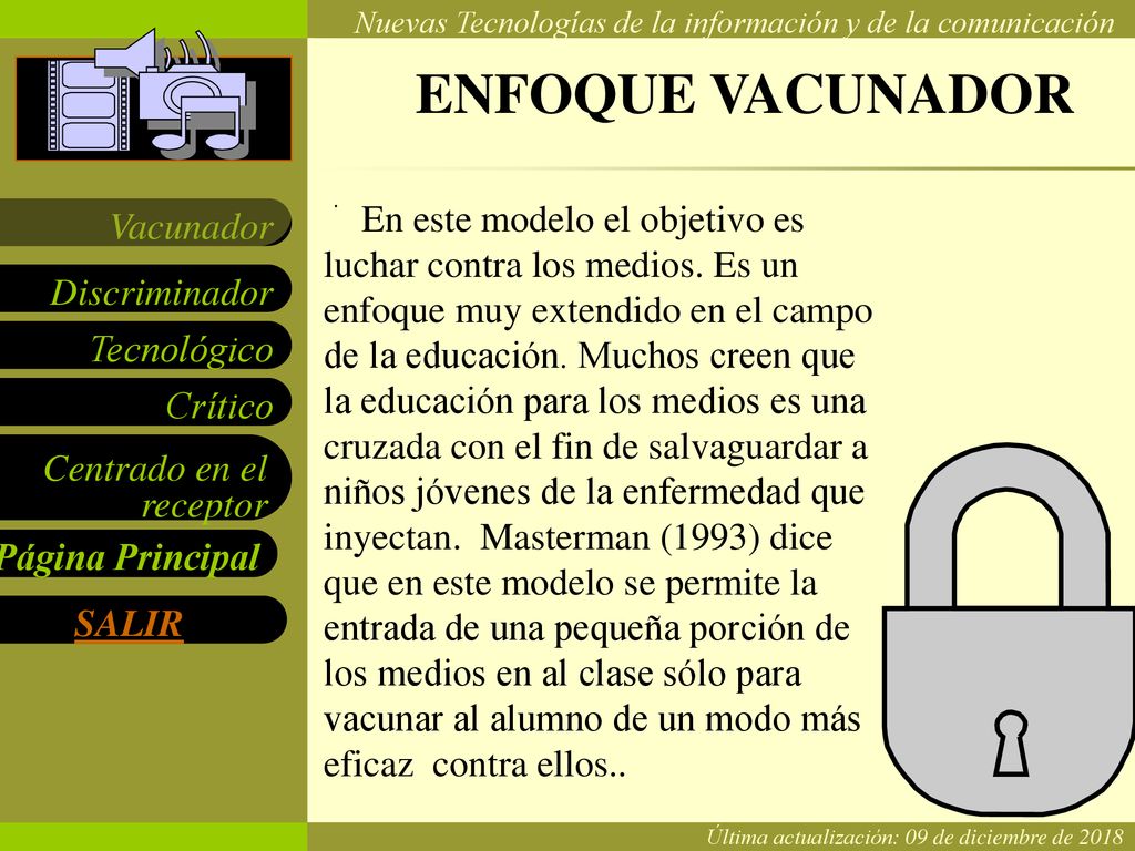 Nuevas Tecnologías de la información y de la comunicación