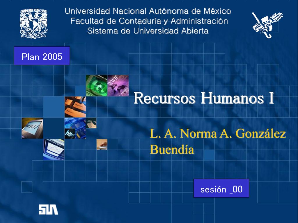 Recursos Humanos I L. A. Norma A. González Buendía Plan 2005