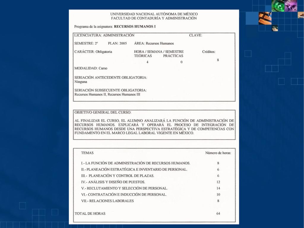 En esta y las siguientes diapositivas, se presenta el programa de la asignatura, en el que se indica el contenido de cada una de las unidades que analizaremos.