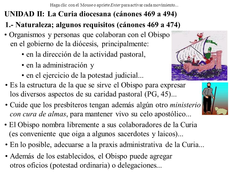 Haga clic con el Mouse o apriete Enter para activar cada movimiento...