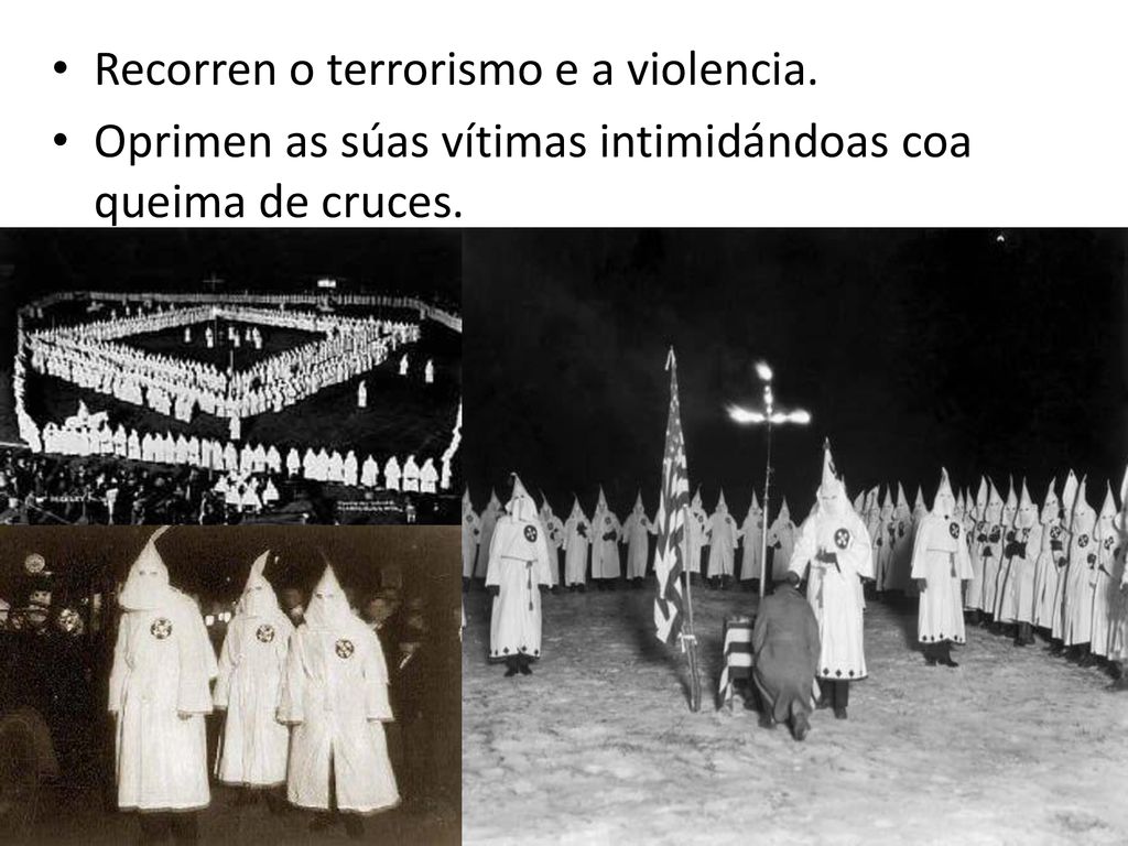 Recorren o terrorismo e a violencia.
