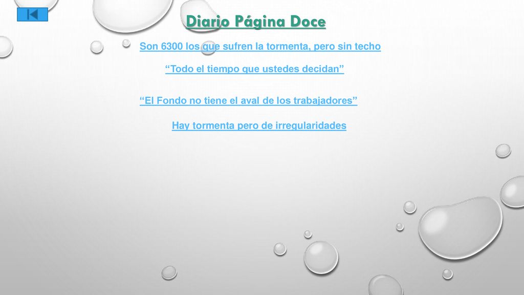 Diario Página Doce Son 6300 los que sufren la tormenta, pero sin techo
