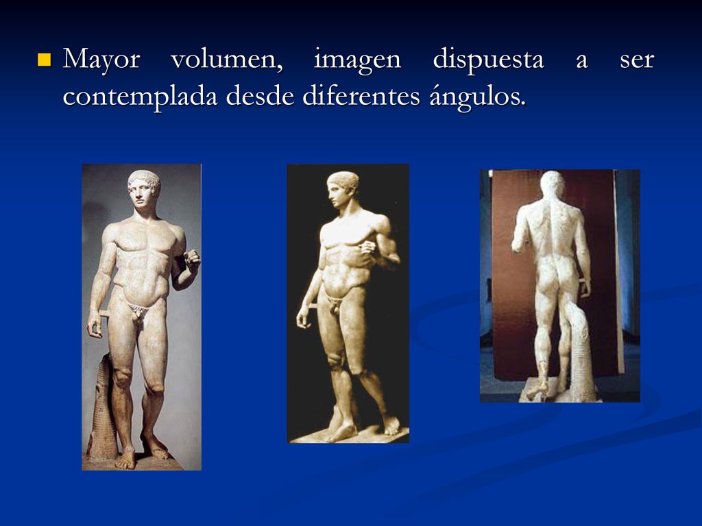 Mayor volumen, imagen dispuesta a ser contemplada desde diferentes ángulos.