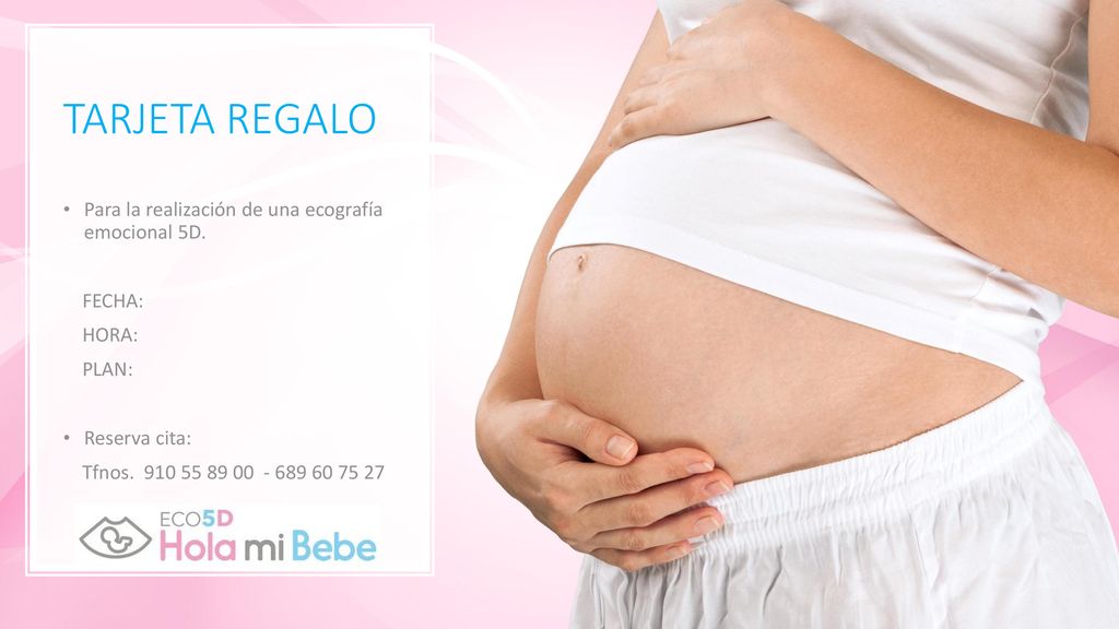 TARJETA REGALO Para la realización de una ecografía emocional 5D.