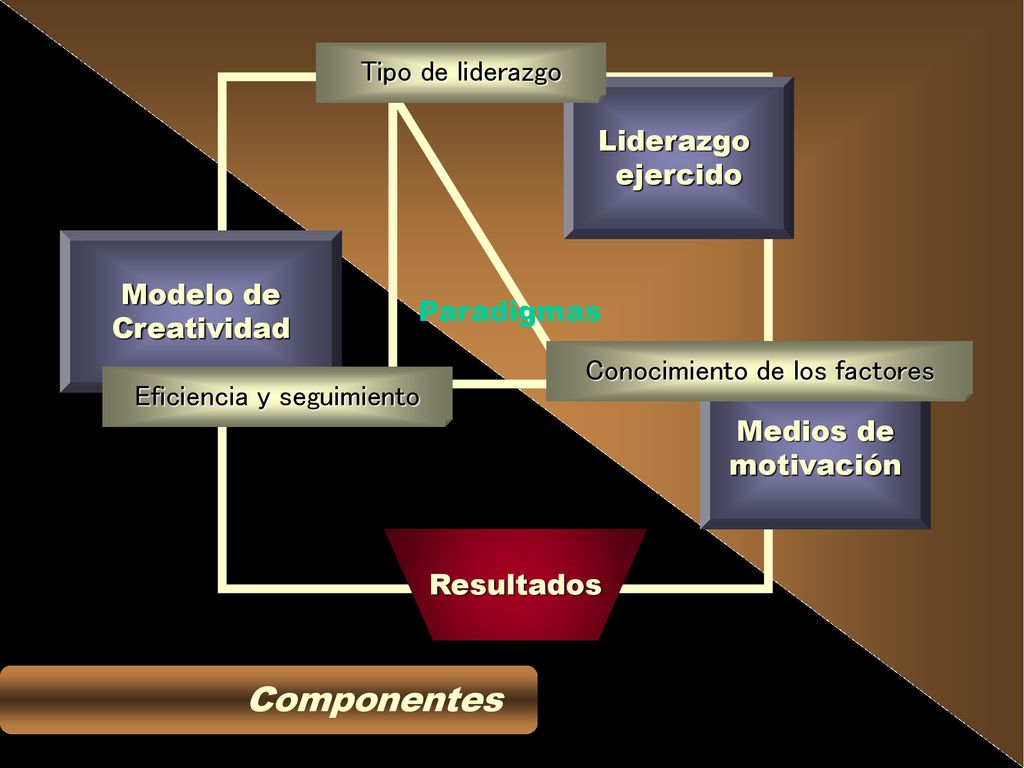 Componentes Tipo de liderazgo Liderazgo ejercido Paradigmas Modelo de