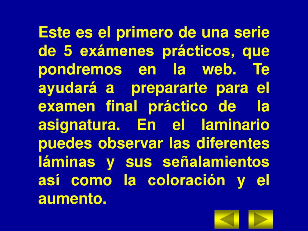 Este es el primero de una serie de 5 exámenes prácticos, que pondremos en la web.