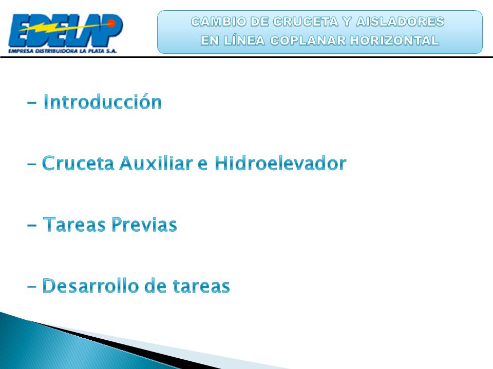 Cruceta Auxiliar e Hidroelevador