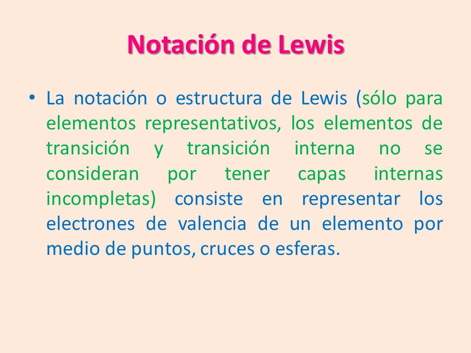 Notación de Lewis