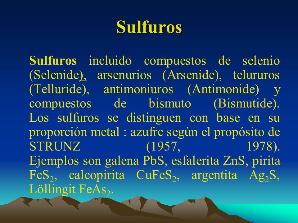 Sulfuros