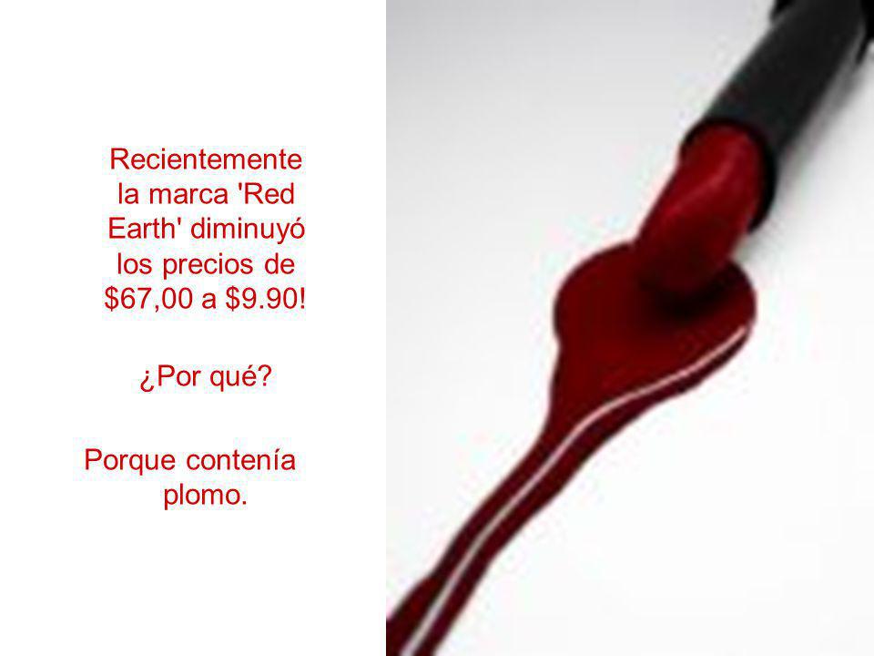 Recientemente la marca Red Earth diminuyó los precios de $67,00 a $9