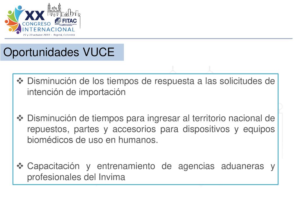 Oportunidades VUCE Disminución de los tiempos de respuesta a las solicitudes de intención de importación.