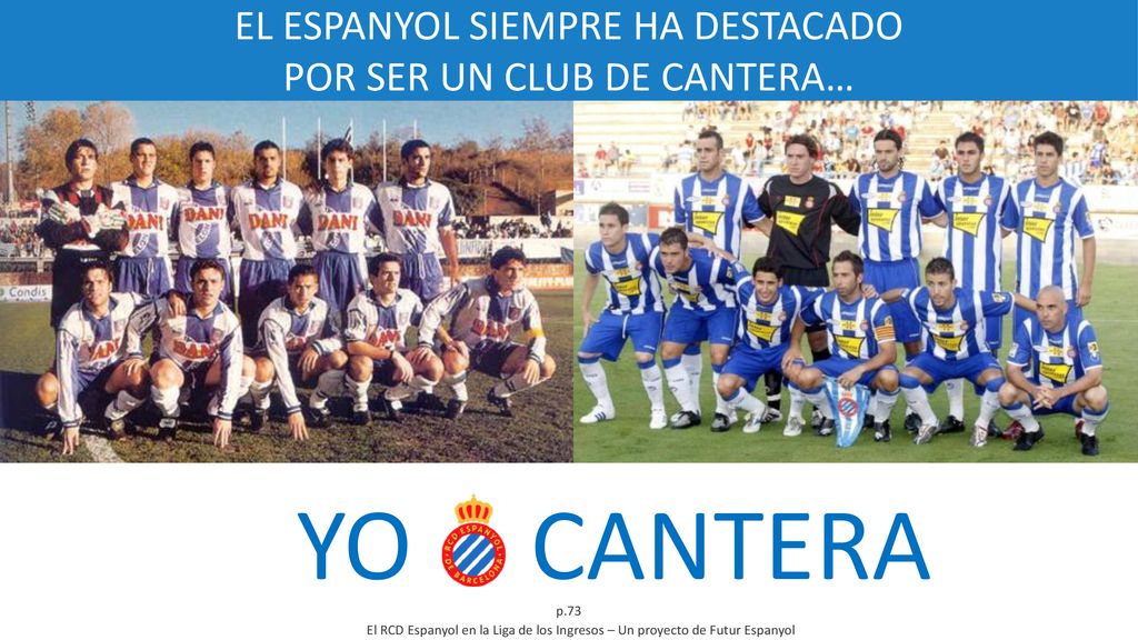 EL ESPANYOL SIEMPRE HA DESTACADO POR SER UN CLUB DE CANTERA…