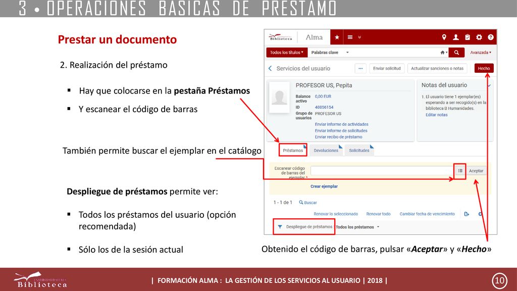 | FORMACIÓN ALMA : LA GESTIÓN DE LOS SERVICIOS AL USUARIO | 2018 |