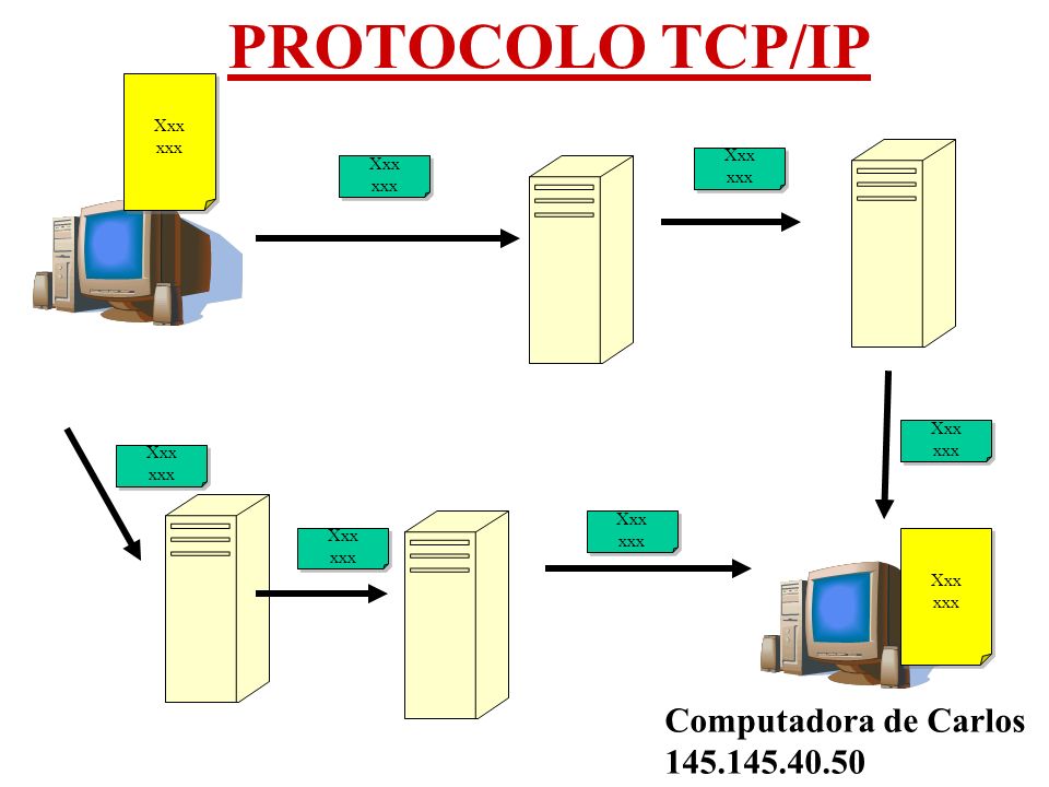 PROTOCOLO TCP/IP Computadora de Luis