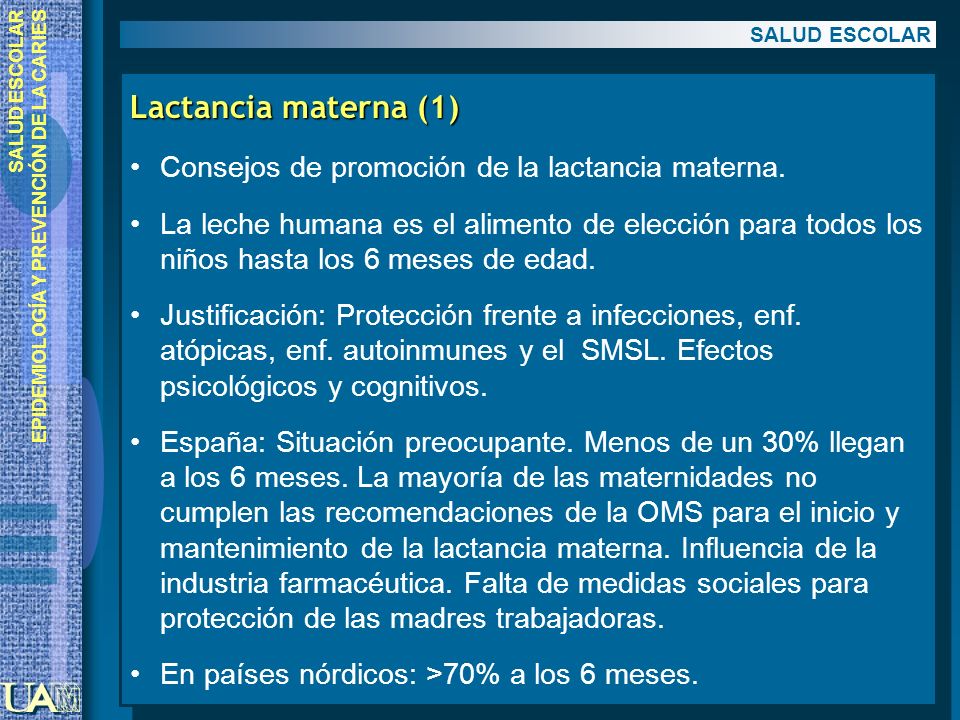 Lactancia materna (1) Consejos de promoción de la lactancia materna.