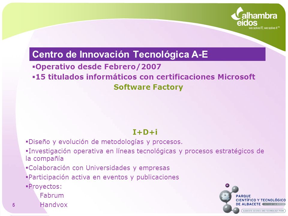 Centro de Innovación Tecnológica A-E