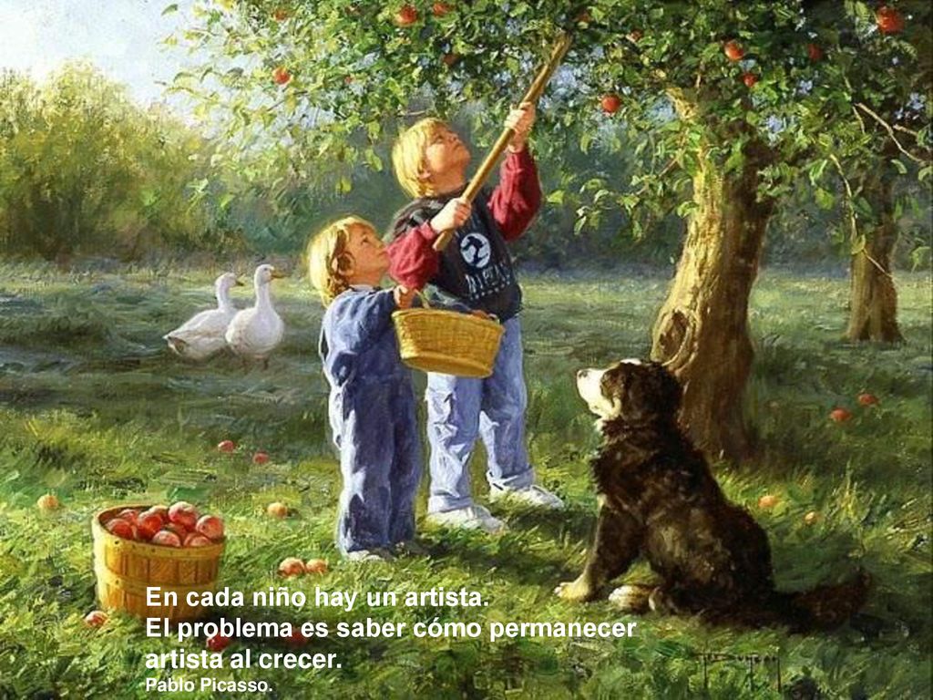 En cada niño hay un artista. El problema es saber cómo permanecer