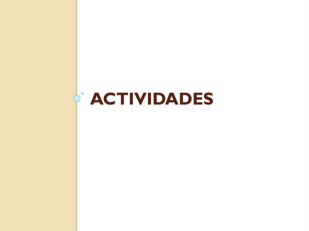 actividades