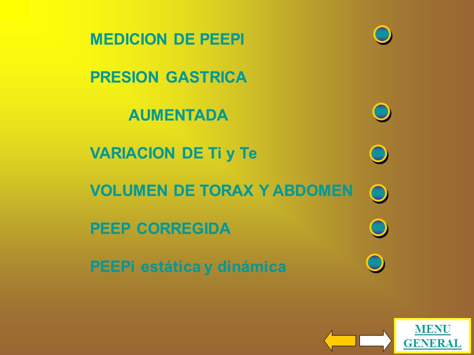 VOLUMEN DE TORAX Y ABDOMEN PEEP CORREGIDA PEEPi estática y dinámica