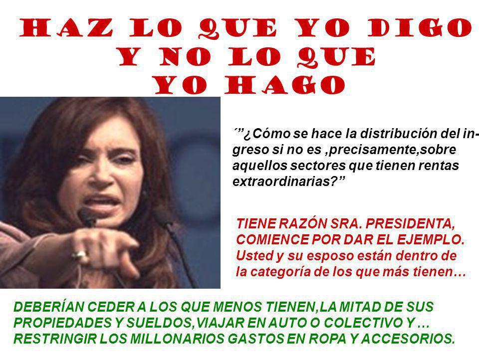 Haz lo que yo digo y no lo que yo hago