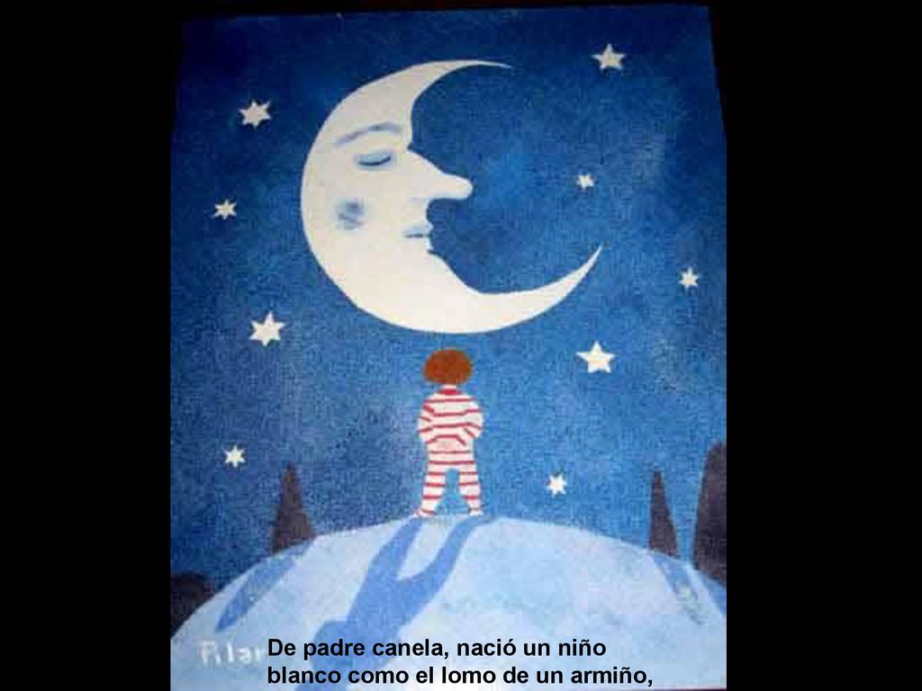 De padre canela, nació un niño blanco como el lomo de un armiño,