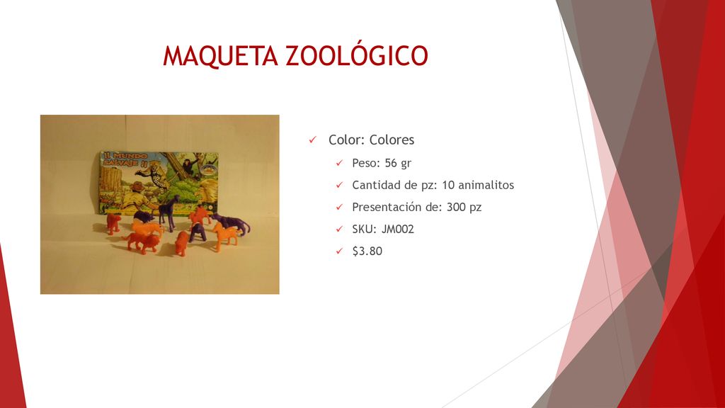 MAQUETA ZOOLÓGICO Color: Colores Peso: 56 gr