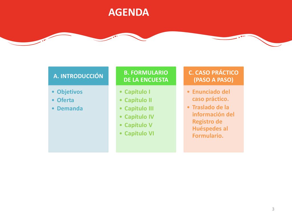 B. FORMULARIO DE LA ENCUESTA C. CASO PRÁCTICO (PASO A PASO)
