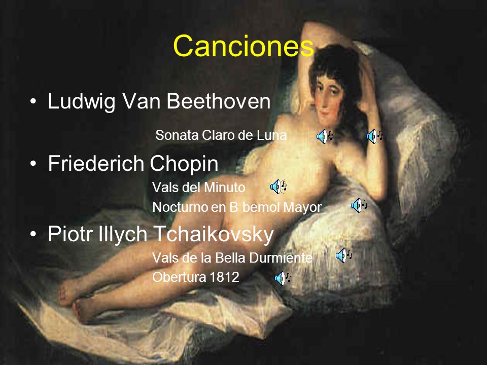 Canciones Ludwig Van Beethoven Sonata Claro de Luna Friederich Chopin