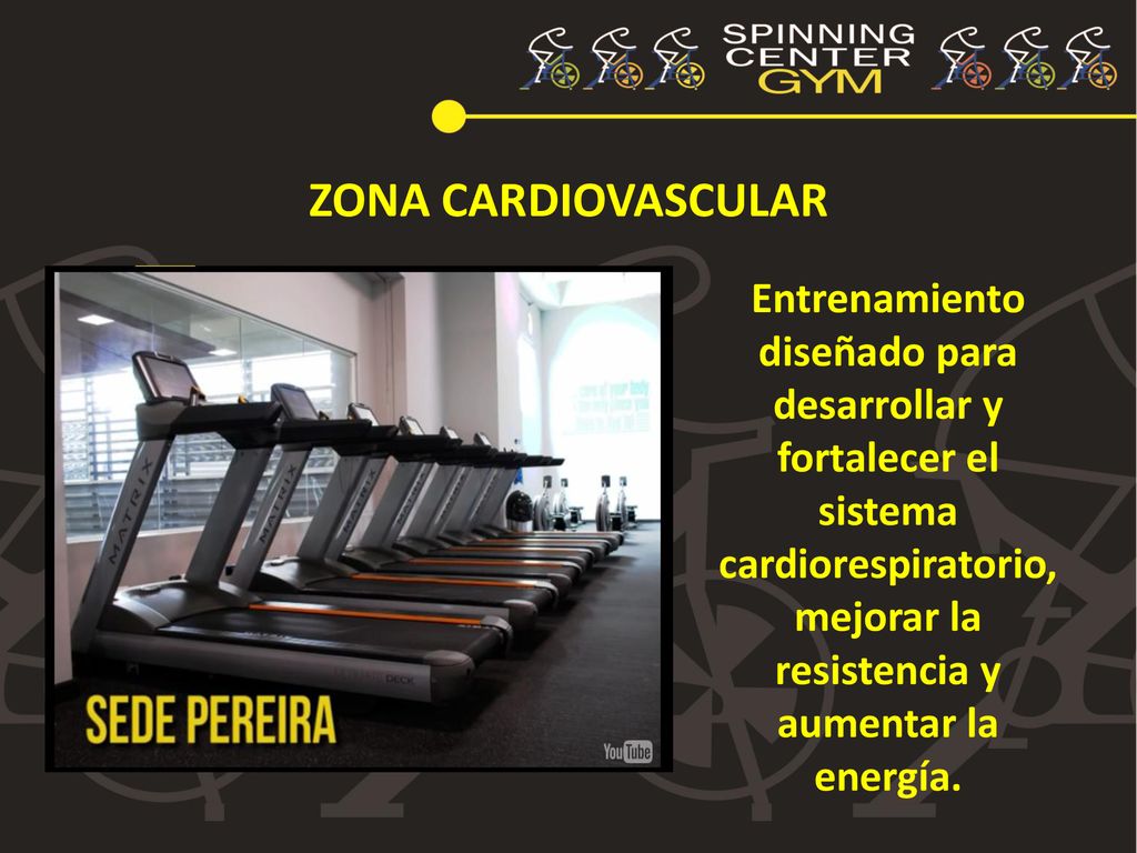 ZONA CARDIOVASCULAR Entrenamiento diseñado para desarrollar y fortalecer el sistema cardiorespiratorio, mejorar la resistencia y aumentar la energía.