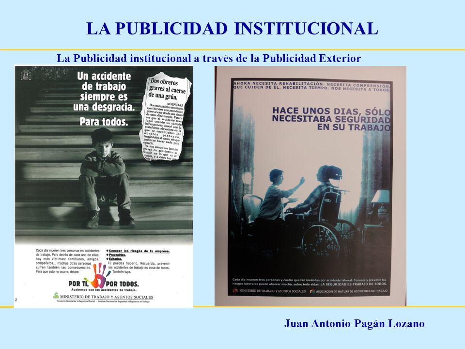 La Publicidad institucional a través de la Publicidad Exterior