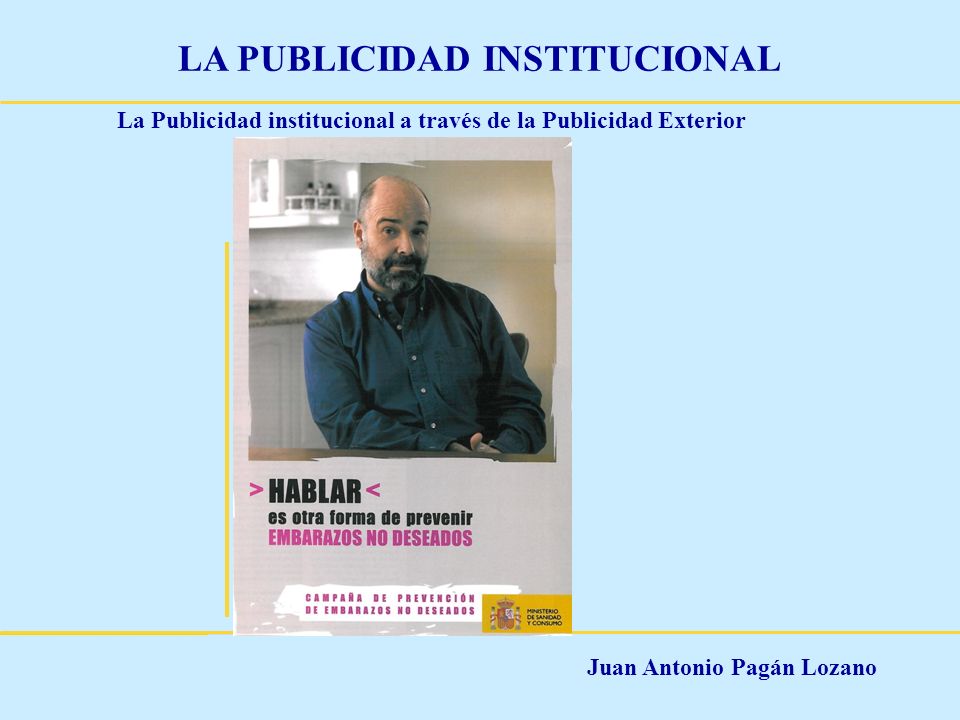La Publicidad institucional a través de la Publicidad Exterior