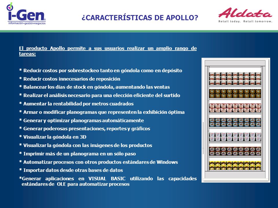 ¿CARACTERÍSTICAS DE APOLLO