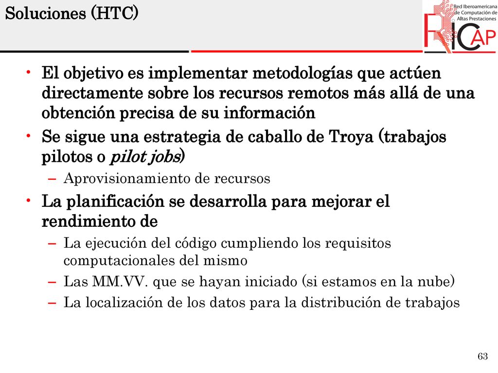 La planificación se desarrolla para mejorar el rendimiento de
