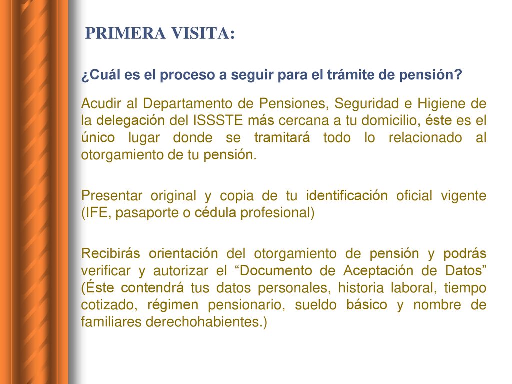 Primera Visita: ¿Cuál es el proceso a seguir para el trámite de pensión