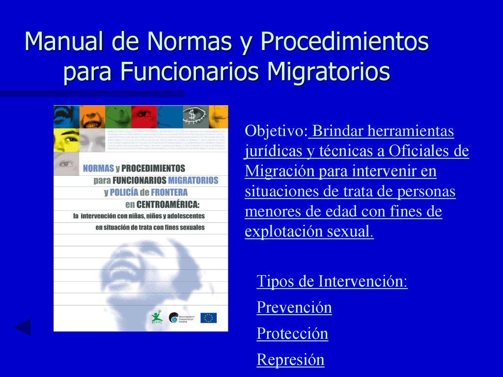 Manual de Normas y Procedimientos para Funcionarios Migratorios
