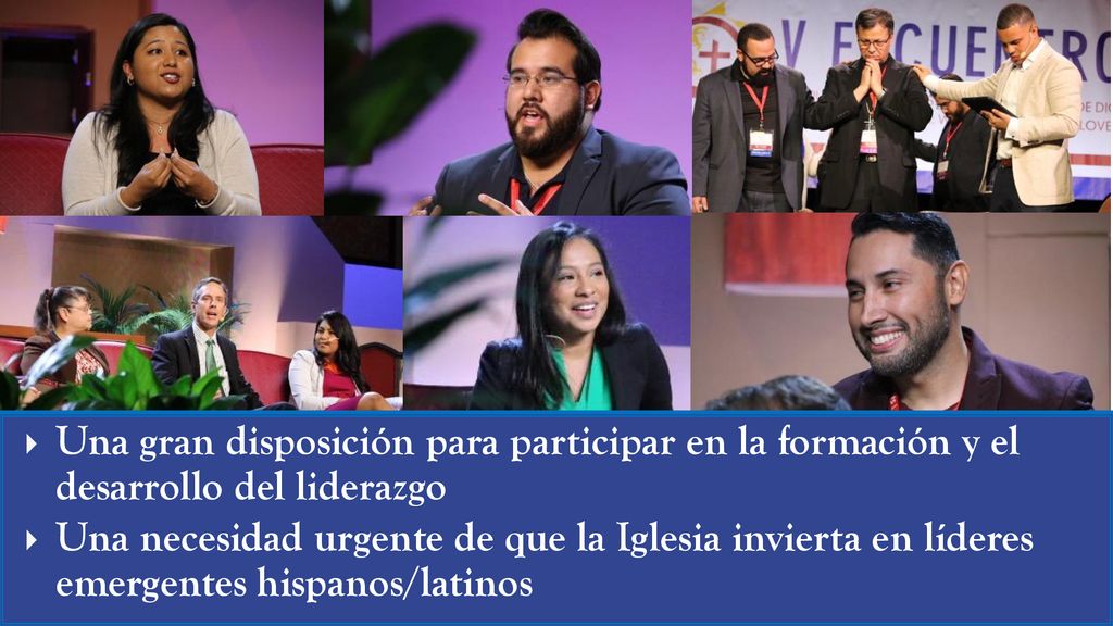 Una gran disposición para participar en la formación y el desarrollo del liderazgo