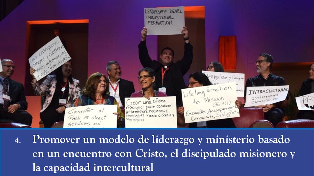 Promover un modelo de liderazgo y ministerio basado en un encuentro con Cristo, el discipulado misionero y la capacidad intercultural