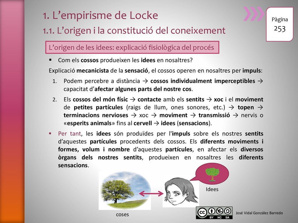 1. L’empirisme de Locke 1.1. L’origen i la constitució del coneixement