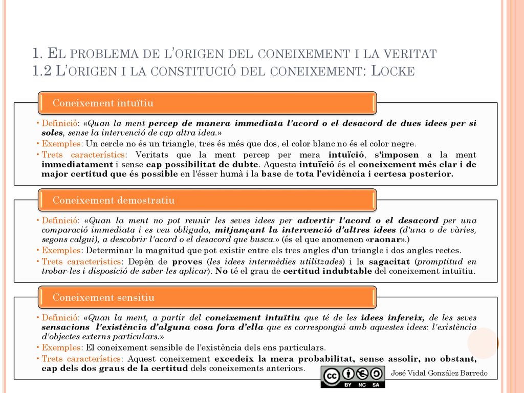 1. El problema de l’origen del coneixement i la veritat 1