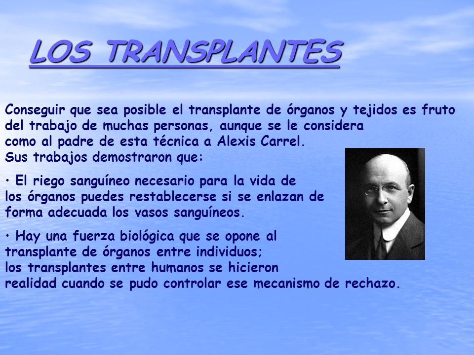 LOS TRANSPLANTES
